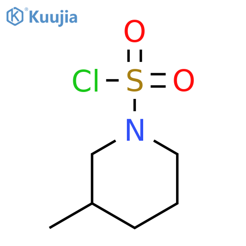 3-methylpiperidine-1-sulfonyl chloride structure
