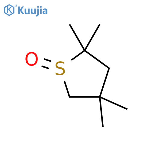 Thiophene, tetrahydro-2,2,4,4-tetramethyl-, 1-oxide structure