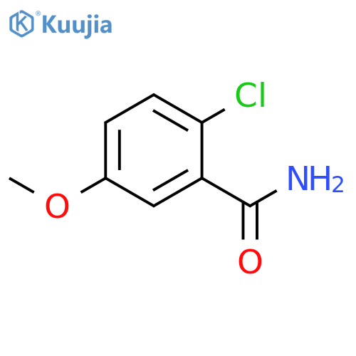 2-Chloro-5-methoxybenzamide structure