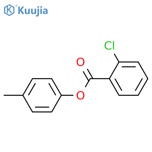 Benzoic acid,2-chloro-, 4-methylphenyl ester structure