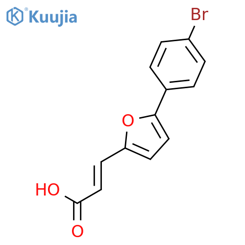 (2E)-3-5-(4-Bromophenyl)furan-2-ylprop-2-enoic acid structure