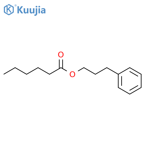 Hexanoic acid,3-phenylpropyl ester structure