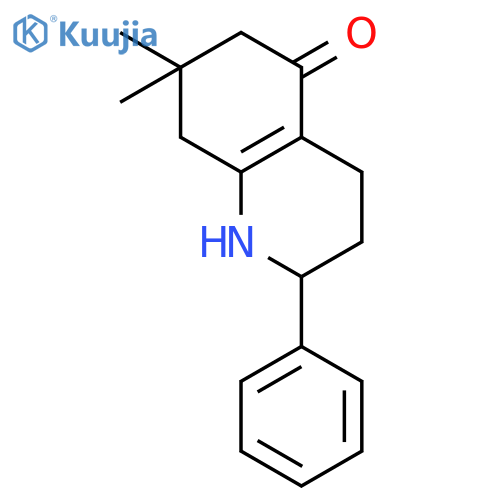 5(1H)-Quinolinone, 2,3,4,6,7,8-hexahydro-7,7-dimethyl-2-phenyl- structure