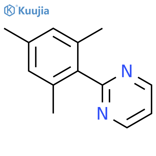 pyrimidine, 2-(2,4,6-trimethylphenyl)- (9ci) structure