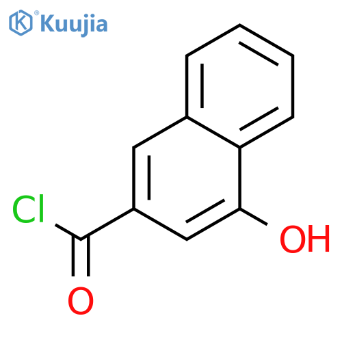 2-NAPHTHALENECARBONYL CHLORIDE, 4-HYDROXY- structure