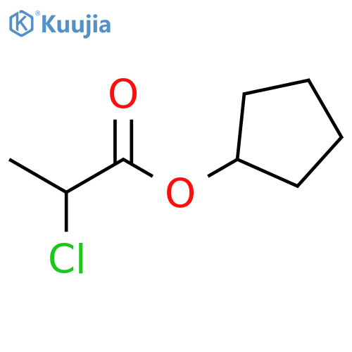 Cyclopentyl 2-chloropropanoate structure