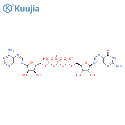 N7-Methyl-guanosine-5'-triphosphate-5'-adenosine structure