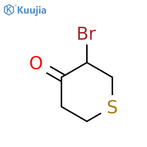 3-Bromodihydro-2H-thiopyran-4(3H)-one structure