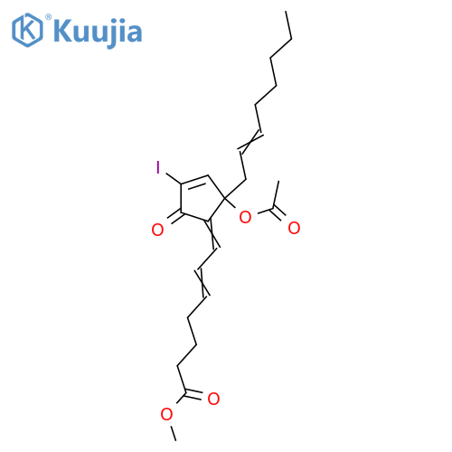 Chlorovulones; (5E,7E,14Z)-form, Iodo analogue, Ac structure