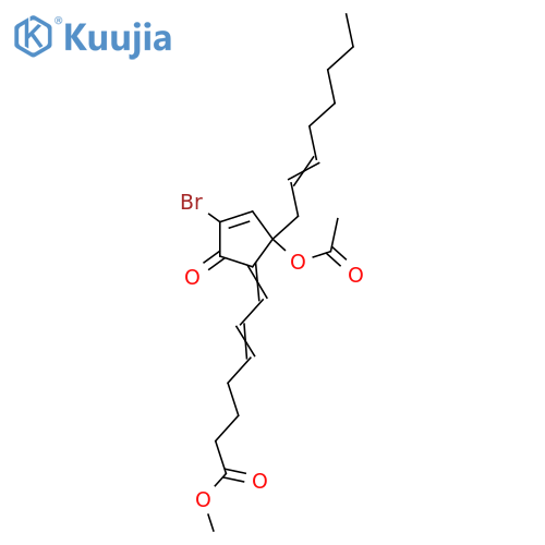 Chlorovulones; (5E,7Z,14Z)-form, Bromo analogue, Ac structure