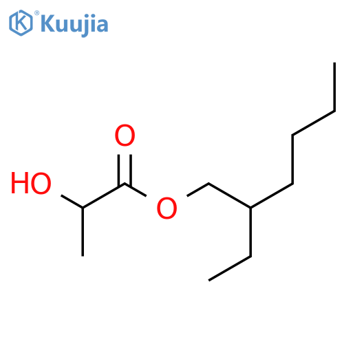 Propanoic acid,2-hydroxy-, 2-ethylhexyl ester structure