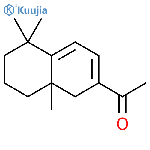 Ethanone, 1-(1,5,6,7,8,8a-hexahydro-5,5,8a-trimethyl-2-naphthalenyl)- structure