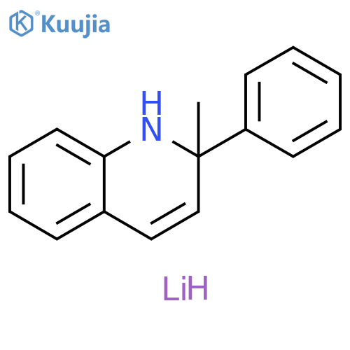 Quinoline, 1,2-dihydro-2-methyl-2-phenyl-, lithium salt structure