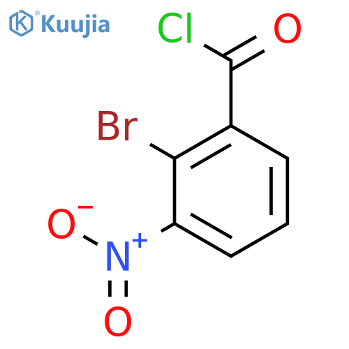2-bromo-3-nitro-benzoyl chloride structure