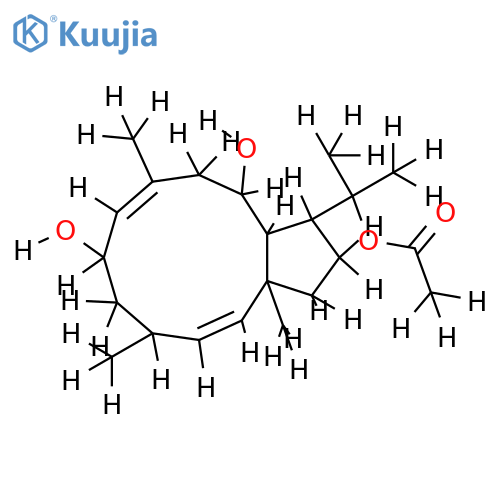 18-Acetoxy-6,10-dihydroxy-2,7-dolabelladien structure