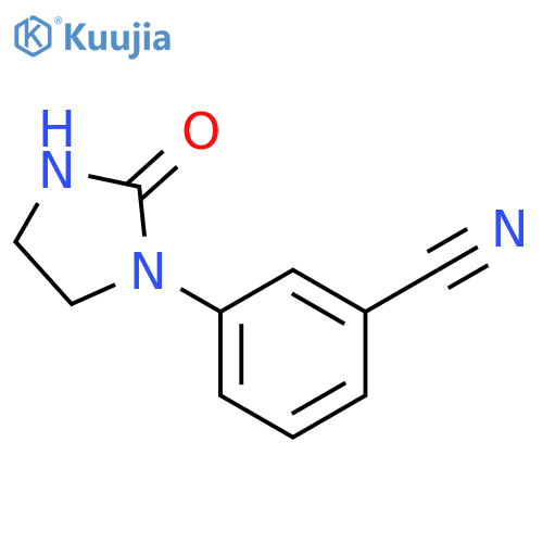 3-(2-oxoimidazolidin-1-yl)benzonitrile structure
