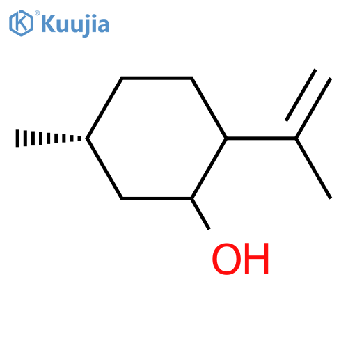 Cyclohexanol, 5-methyl-2-(1-methylethenyl)-, (5r)-(9ci) structure