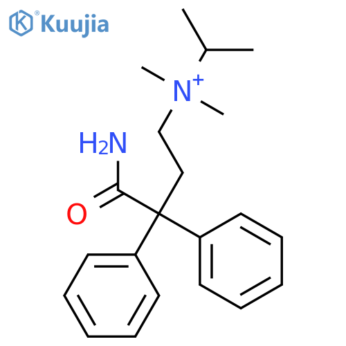 Benzenepropanaminium, g-(aminocarbonyl)-N,N-dimethyl-N-(1-methylethyl)-g-phenyl-, iodide (1:1) structure