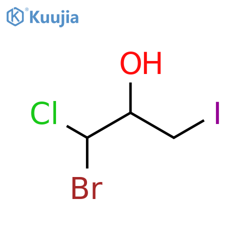 2-Propanol, 1-bromo-1-chloro-3-iodo- structure