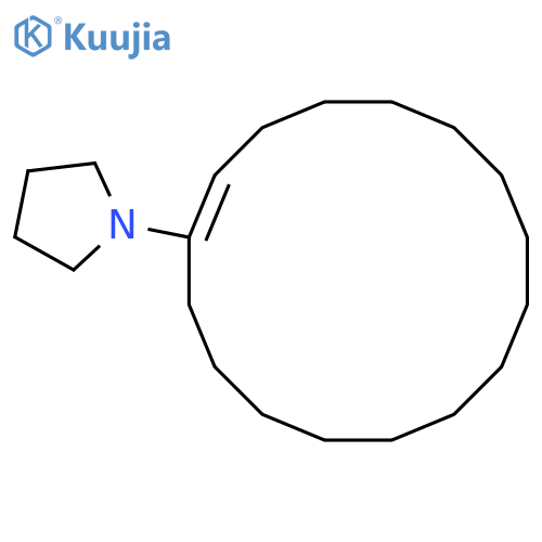 PYRROLIDINE, 1-(1-CYCLOHEXADECEN-1-YL)- structure