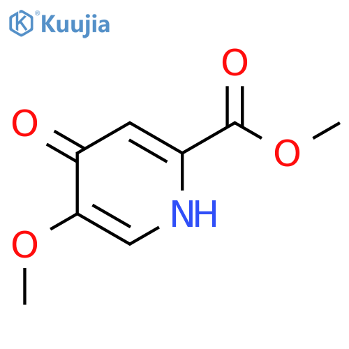 2-Pyridinecarboxylic acid, 1,4-dihydro-5-methoxy-4-oxo-, methyl ester structure