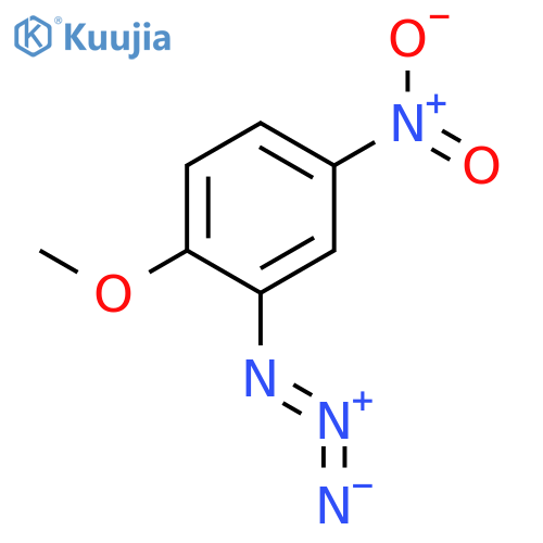 2-Azido-1-methoxy-4-nitrobenzene structure