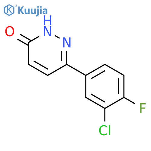 6-(3-chloro-4-fluorophenyl)pyridazin-3-ol structure