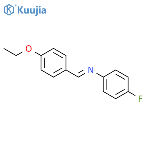 Benzenamine, N-[(4-ethoxyphenyl)methylene]-4-fluoro- structure