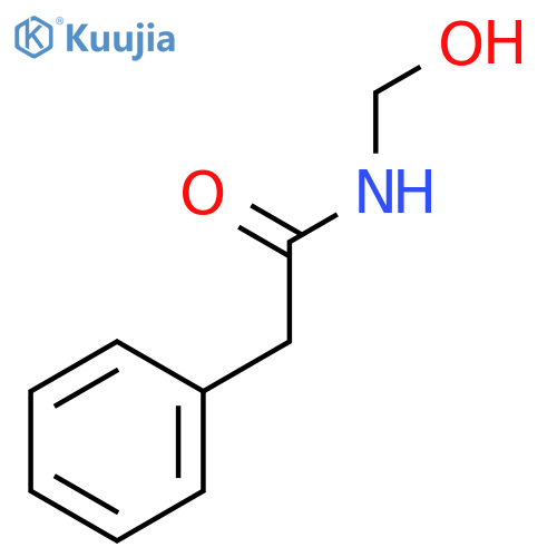 Benzeneacetamide,N-(hydroxymethyl)- structure