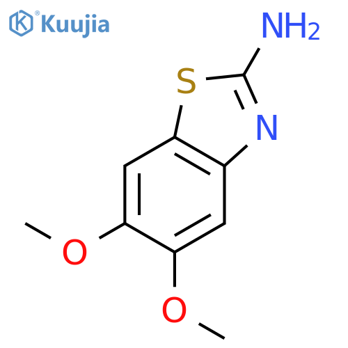 5,6-dimethoxy-1,3-benzothiazol-2-amine structure