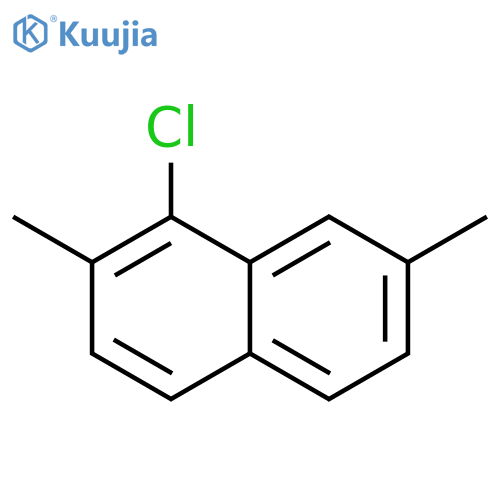 Naphthalene, 1-chloro-2,7-dimethyl- structure