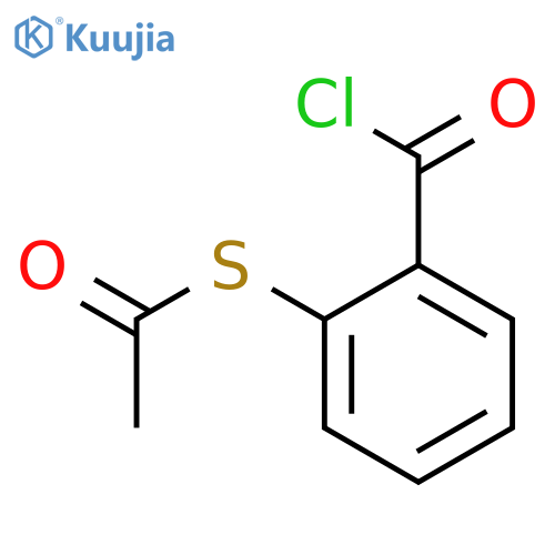 ethanethioic acid, s-[2-(chlorocarbonyl)phenyl] ester (9ci) structure