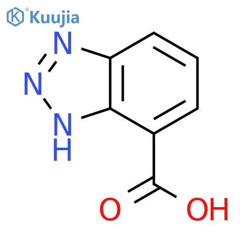 1H-1,2,3-benzotriazole-4-carboxylic acid structure