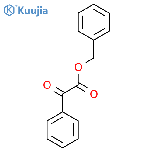 Benzeneacetic acid, a-oxo-, phenylmethyl ester structure