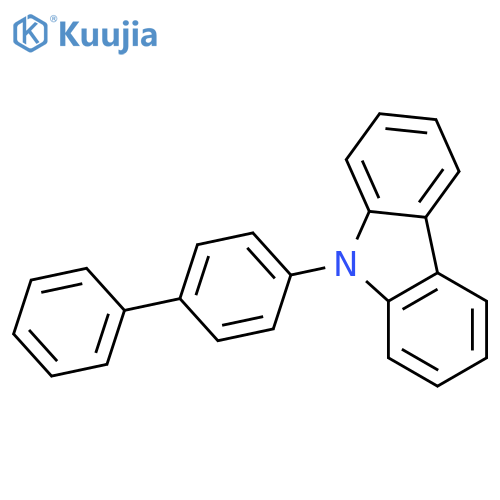 9-(4-Biphenylyl)carbazole structure