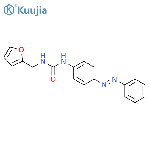1-(furan-2-ylmethyl)-3-(4-phenyldiazenylphenyl)urea structure