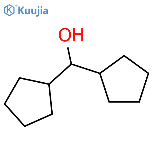 Dicyclopentylmethanol structure