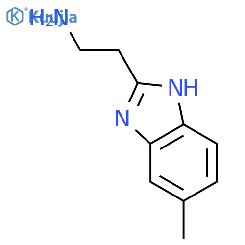 2-(5-Methyl-1H-benzimidazol-2-yl)ethylamine Dihydrochloride structure