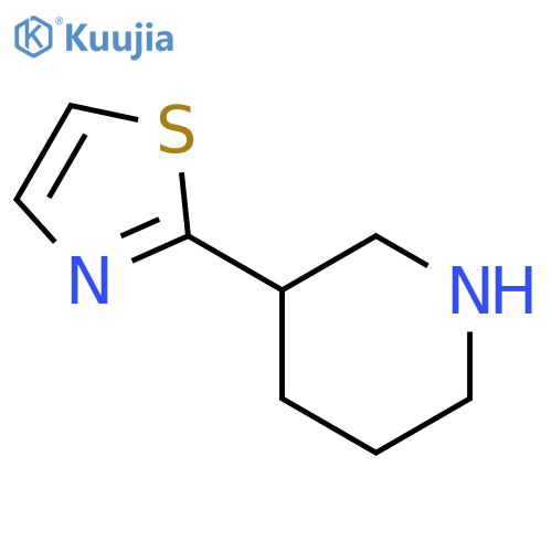 3-(1,3-Thiazol-2-yl)piperidine structure