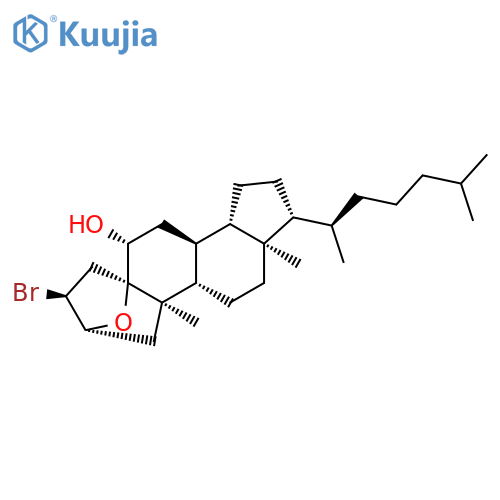 Cholestan-6-ol, 3-bromo-2,5-epoxy-, (2a,3a,5a,6b)- structure