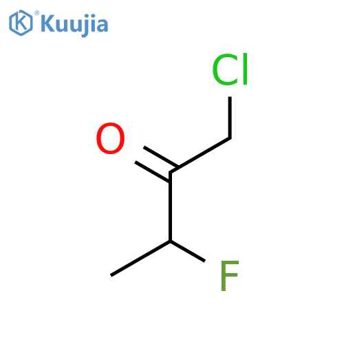 2-Butanone, 1-chloro-3-fluoro- structure
