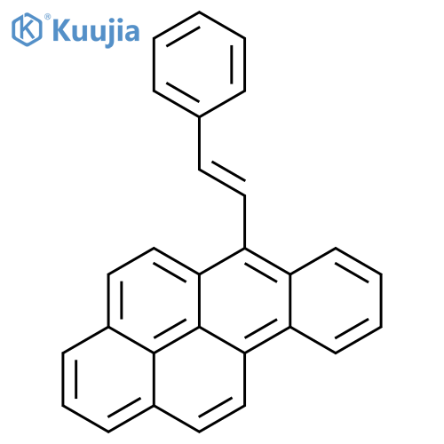 6-[(E)-2-phenylethenyl]benzo[pqr]tetraphene structure