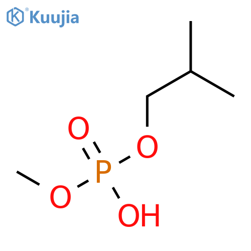 Phosphoric acid,monomethyl mono(2-methylpropyl) ester structure