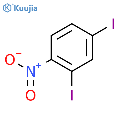 Benzene,2,4-diiodo-1-nitro- structure