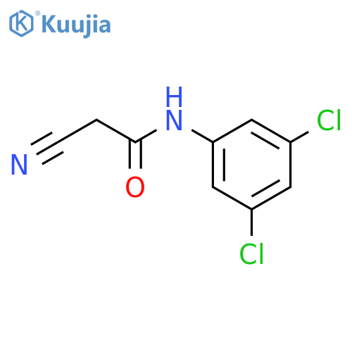 2-cyano-N-(3,5-dichlorophenyl)acetamide structure