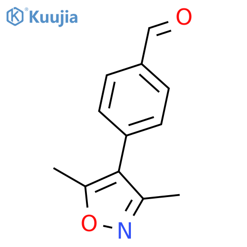 4-(3,5-dimethyl-4-isoxazolyl)Benzaldehyde structure