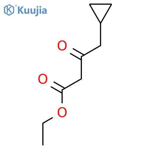 Ethyl 4-cyclopropyl-3-oxobutanoate structure