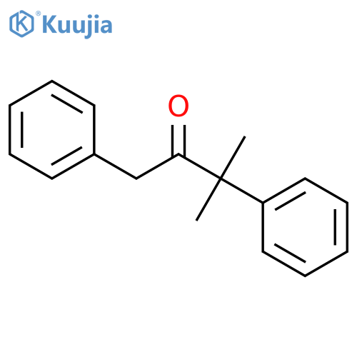 3-methyl-1,3-diphenylbutan-2-one structure