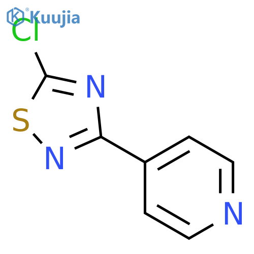 4-(5-chloro-1,2,4-thiadiazol-3-yl)pyridine structure