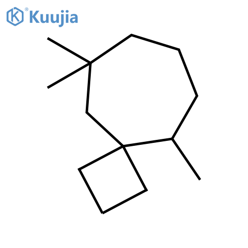 SPIRO[3.6]DECANE, 5,9,9-TRIMETHYL- structure